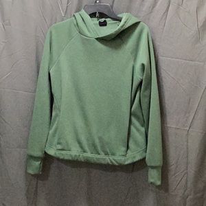 Green hoodie